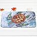 Perman Creative Cute Animals Pattern Antiskid Coral Fleece Carpet Mat Outdoor Indoor Kitchen Bathroom Home Decor Doormat 15.7