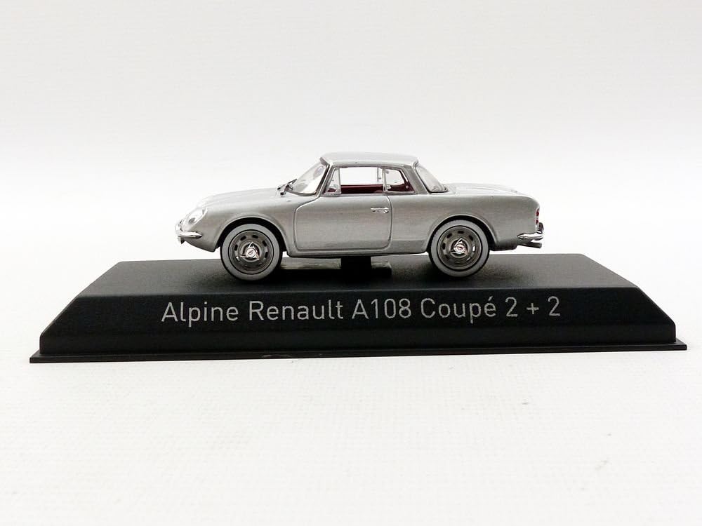 Norev- Alpine Renault A 108 Coupe 1961 Miniature vehicle, 517821, Silver, Scale 1:43, Echelle 1/43 - Image 3