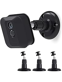 Blink XT Camera Wall Mount Bracket, Blink Home Security Camera System Acceseries,Weather Proof 360 Degree Protective Adjustable Mount Blink Outdoor Camera (3 Pack, Black)