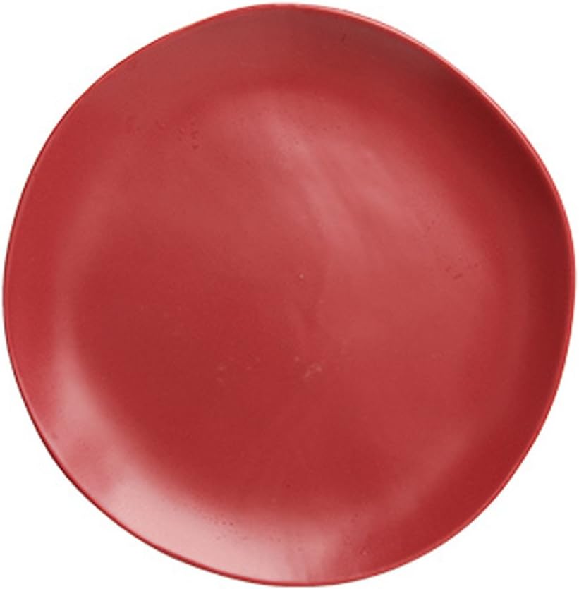 SOCOSYCreative Irregular Matte Ceramic Dessert Plate/Appetizer Plate/Salad Dish/Service Plate for Party Kitchen - 6.7 Inches