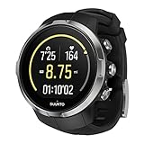 Suunto Unisex Spartan Sport Black (HR) Digital Display Outdoor Watch, Black Silicone Band, Round 50mm Case
