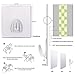 Transparent Super Heavy Duty Seamless Hooks,Reusable Crystal Adhesive Hooks for Kitchen Bathroom,Pack of 6