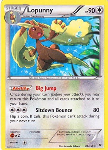 Pokmon Trading Card - LOPUNNY (XY2 Flashfire #85/106) by Pokmon TCG