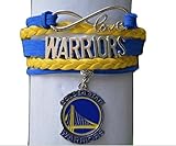Infinity Collection Golden State Warriors Bracelet - Golden State Warrior Jewelry- Basketball Fan Gift
