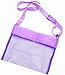 TECH-P®Set of 5 Colorful Mesh Beach Bags Sand Away Beach Treasures Seashell Bags Kid Pet Toy Storage Bag -7.9