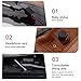 Musitrend Record Player Vinyl Turntable with Speakers, 3 Speed Suitcase Record Player Support Vinyl-to-MP3 Recording, Headphone Jack, Aux Input/RCA line Out (Wood)