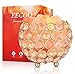 eecoo 736691298838 Himalayan Pink Crystal Sea Salt Rock Lamp 2x15W Bulbs, Base,Dimmable Controller,UL-Listed Cord, Round, Metal Bowl Mode