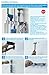 TROLIR Not Yet Another Mop and Broom Holder, Clips Hold Everything Better Than Rollers, Wall Mount by 2 Screws Only, Tools Organizer for Garden, Closet, Garage or Laundry, Configurable 4 Positions, 4 Hooks