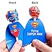 72 PCS Baiobfm's Superheroes Lollipop Decoration Cards, Paper Lollipop Candy Holder, Kids Superhero Party Supplies, Party Candy Decoration, Superboy Supergirl Batman (4 pages/superhero, 72 set/bag, Candy NOT Included)