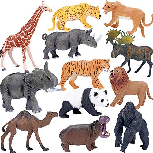 Safari Animals Figures Toys, Realistic 