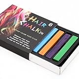 New 6 Colors Long Non-Toxic Temporary Diy Hair Chalk Dye Soft Pastels Salon Kit