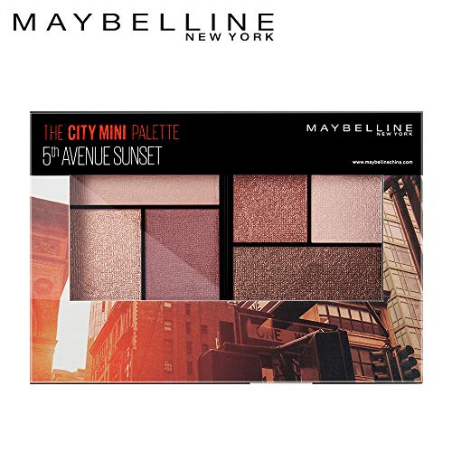 Maybelline New York Eyeshadow Palette, 6 Highly Blendable Shades, Sheer Finish, City Mini Palette, 5th Avenue Sunset, 6.4g 4 Maybelline New York Eyeshadow Palette, 6 Highly Blendable Shades, Sheer Finish, City Mini Palette, 5th Avenue Sunset, 6.4g - Image 4