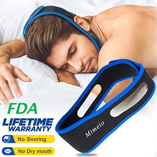 [2019 Newest] Stop Snoring Chin Strap, Comfortable Natural Snoring Solution Snore Stopper Anti Snoring, Most Effective Anti Snoring Devices Stop Snoring Sleep Aid Snore Reducing Aids for Men (Black)