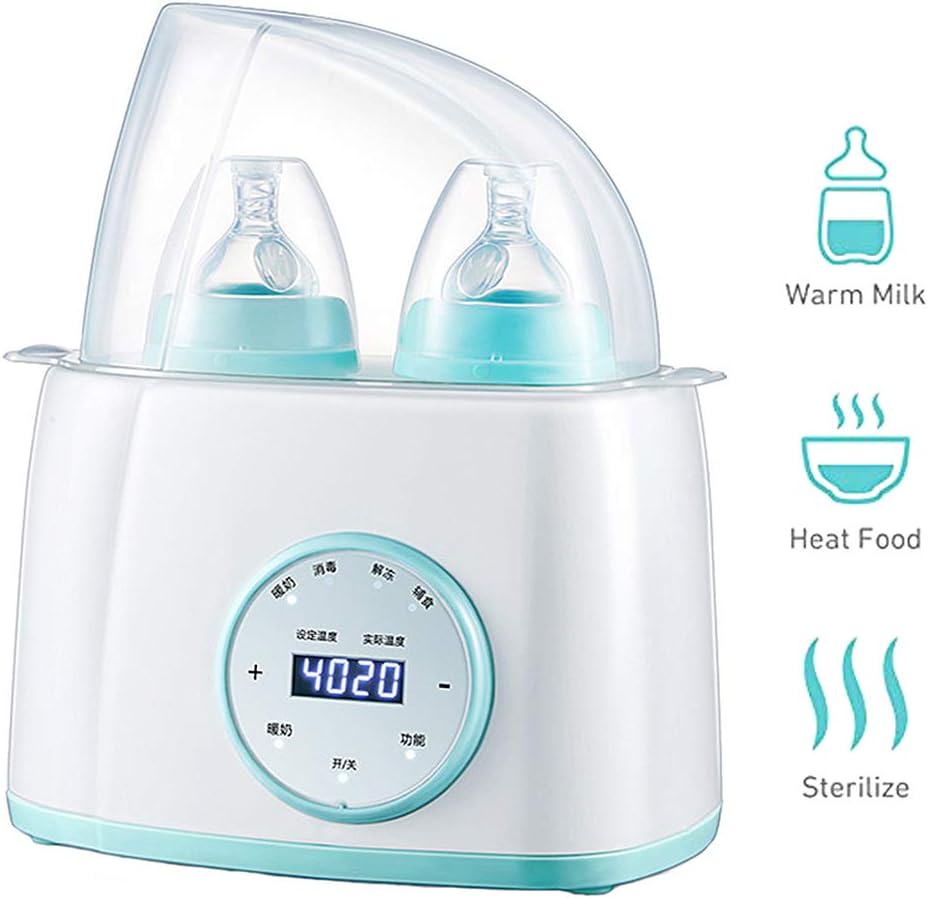 Rabbfay Portable Baby Bottle Heater Bottle Sterilizer Bottle Heater Breast Milk Feeder, Premium Bottle Sterilizer And Intelligent Thermostat, Fast Heating