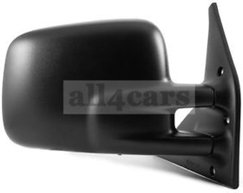 Door Wing Mirror Manual Black Right Driver O/S