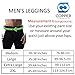 Copper Compression Mens Leggings Pants Best Tights Copper Legging Active Fit