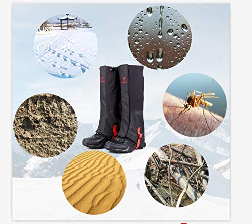 FANBX F Leg Gaiters Waterproof Legging Gaiters for Men Women Ankle Leg Guard Breathable Legging Cover for Camping Hiking Climbing Snowing Hunting Trimming Grass Trekking Outdoor Research