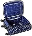 Kenneth Cole Reaction Dot Matrix Lightweight Expandable 4-Wheel Spinner Luggage, Navy, 20-Inch Carry On