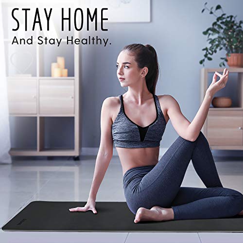 Saferell-Yogamatte-Gymnastikmatte-rutschfeste-aus-TPEHypoallergen-sportmatte-mit-TragegurtFitnessmatte-fuer-Yoga-Pilates-Fitness-Uebungen-und-GymnastikTrainingsmatte-183-cm-x-61-cm-x-06-cm