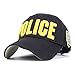 Vankerful NYPD Department Hat Police Embroidered Hats Adjustable Baseball Caps Unisex Black Yellow