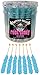 Buffalo Bills Cotton Candy (Light Blue) Rock Candy On A Stick (36-ct tub rock candy crystal sticks)