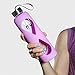MIU COLOR Glass Water Bottle 550ml with Anti-Slip Silicone Sleeve, Leak Proof Borosilicate BPA-Free Eco-Friendly Hot Cold Drink Flask, Ideal for School Home Office Travel Sports Yoga Gym