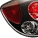 AKKON - For Hyundai Tuburon Sport Coupe Black Bezel Rear Tail Lights Brake Driver/Passenger Lamps Pair
