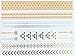 5 Sheets Metallic Tattoos Gold and Silver Flash By Modern Boho HUGE Collection (Aztec Collection)