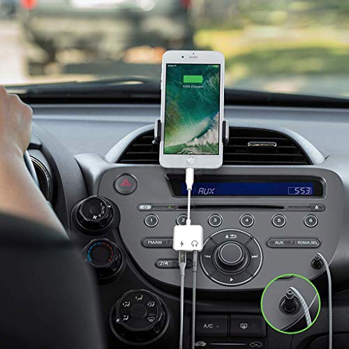 image for Ambrrhty Headphone Jack Adapter for iPhone X 3.5mm Headphone Jack Adap