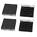 uxcell® Aluminum Heatsink Radiator Heat Sink Cooling Cooler Fin 40mm x 40mm x 11mm 4 Pcs Black