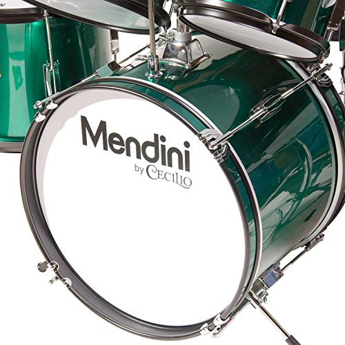Mendini By Cecilio Kids Drum Set Starter Drums Kit with Bass, Toms
