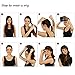 BERON Short Straight Wigs for Cosplay Party DIY Styling Fun Wigs with Hairnet (Black)