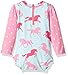 Hatley Baby Girls' Rash Guard, Ponies/Polka Dots, 6-9M
