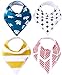 Copper Pearl Baby Bandana Drool Bibs for Drooling and Teething 4 Pack Gift Set Indie, Soft Set of Cloth Bandana Bibs for Any Baby Girl or Boy, Cute Registry Ideas for Baby Shower Gifts