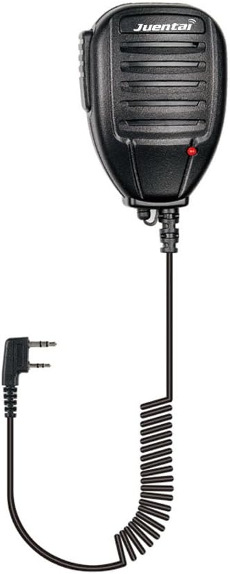JUENTAI H34K Two Way Radio Waterproof Remote Speaker Microphone (Black)