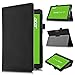 KuGi ® Acer Iconia One 10 B3-A30 Multi-Angle Stand Slim-Book PU Leather Cover Case for Acer Iconia One 10 B3-A30 tablet (Black)