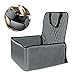 Petacc Front Car Seat Covers for Pets Nonslip Truck Seat Covers Washable Car Seat Protector Design for All Cars, Trucks & SUVs, Black