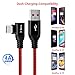 OnePlus 6/ 6T Charger Cable, COOYA Right Angle Design OnePlus Dash Charge Cable, 90 Degree Fast Charging Dash Cable Charging Rapidly Compatible with OnePlus 6T/ 6/ 5T/ 5/ 3T/ 3 for Playing Games 6.6FT