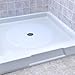 SlipX Solutions 23 Inch Diameter White Round Shower Stall Mat Provides Coverage & Reliable Slip-Resistance (160 Suction Cups, Great Drainage)