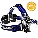 Zoomable Headlamp Flashlight - LED Rechargeable Headlamp with Batteries - Rechargeable Headlight Flashlight - Best Tactical Headlamp - 2000 Lumen Hardhat Headlamp - Bright Waterproof Led Head Lamp