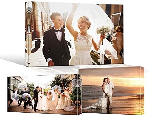 Canvas Prints with Your Photos, Custom Pictures On Gallery Wrapped Giclee Painting Wall Art Home Decor Personalized Gift 12x12 Inch (30cmx30cm)
