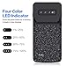 TAYUZH Samsung Galaxy S10 Battery Case, Slim Portable 4700mAh Protective External Battery Charging Case Extended Rechargeable Power Bank Backup Charger Cover for Samsung Galaxy S10 - Black