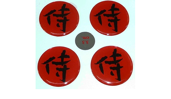 Samurai LENSO adhesivo resina tamaño 35 mm rojo ...