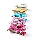 Onedor Baby Girls Shiny Bow Tie Hair Bows Clips Barrettes for kids Toddlers Children
