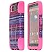 2items Combo: Stylus Pen + [Dual Layer] [Impact Resistance] [KickStand] Hybrid Armor Case for Motorola DROID Ultra XT1080 MOTOROLA DROID MAXX XT1080M (Purple Tribal Aztec)