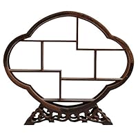 NWFashion Chinese Wooden Assemble Display Stand Home Decoration Curio Cabinets Shelf (2)