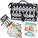 Portable Changing Pad By Roseille: Stylish Portable Changing Mat With Foam Padding & Foldable Design – Soft Wipeable Baby Changing Pad With Pockets &Carrying Handle