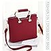 XYH PU Fashion 3 in 1 Cross Body Bags Satchel,Top-Handle Bags For Women. (Red)