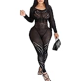 k.SELLOUT Women Fishnet Bodysuit Mesh Badydoll Soft Nightwear Lingerie One Piece Outfit