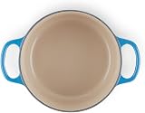 Le Creuset Signature Enamelled Cast Iron Round Casserole Azure 20 cm 1.8L view 5